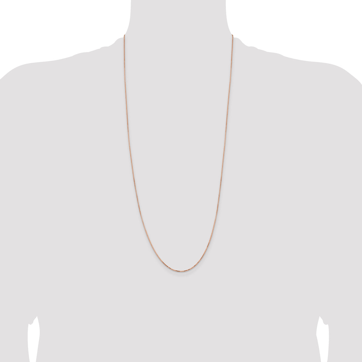 14k Rose Gold .95mm Box Chain