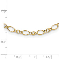14k Oval Link Necklace