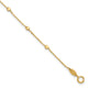 14K Polished Cube Stations Bracelet
