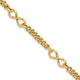 14k Polished Fancy Infinity Link Bracelet