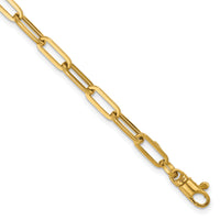14k Polished 18in Paperclip Link Necklace