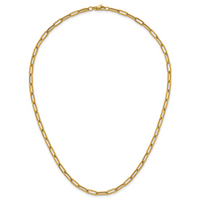 14k Polished 18in Paperclip Link Necklace