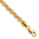 14k 8.5in 5mm Polished Fancy Rolo Link Bracelet