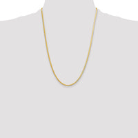 14k 2.5mm Silky Herringbone Chain