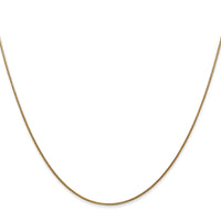14k .8mm Round Snake Chain