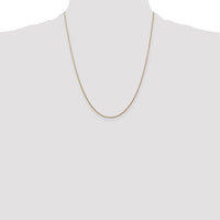 14k .8mm Round Snake Chain