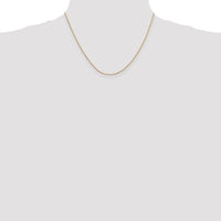 14k .9mm Round Snake Chain