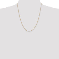 14k .9mm Round Snake Chain