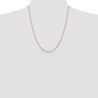 14k 1.1mm Round Snake Chain