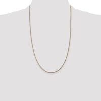 14k 1.6mm Round Snake Chain