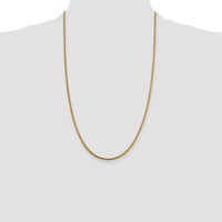 14k 1.85mm Round Snake Chain