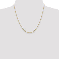 14k .95mm Twisted Box Chain