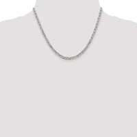 14k White Gold 3.75mm Concave Anchor Chain
