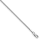 14k White Gold .9mm Franco Chain