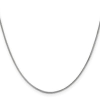 14k White Gold .9mm Franco Chain