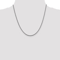 14k White Gold 1.4mm Franco Chain