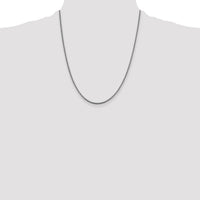 14k White Gold 1.4mm Franco Chain