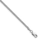 14k White Gold 1.5mm Franco Chain