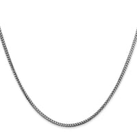 14k White Gold 1.5mm Franco Chain