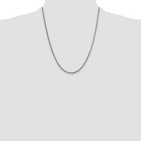 14k White Gold 1.5mm Franco Chain
