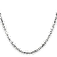 14k White Gold 2.0mm Franco Chain