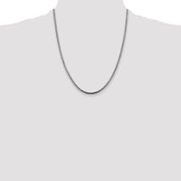 14k White Gold 2.5mm Franco Chain