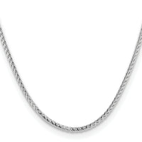 14k White Gold 3mm Franco Chain