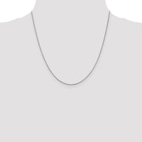 14k White Gold .95mm Box Chain