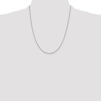 14k White Gold .95mm Box Chain