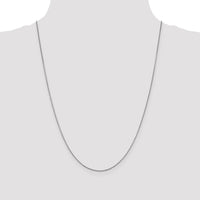 14k White Gold .95mm Box Chain