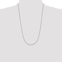 14k White Gold .95mm Box Chain