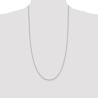 14k White Gold .95mm Box Chain