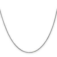 14k White Gold 1mm Box Chain