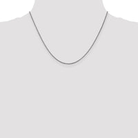 14k White Gold 1.05mm Box Chain