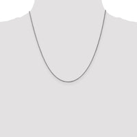 14k White Gold 1.05mm Box Chain