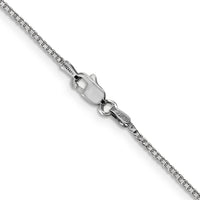 14k White Gold 1.1mm Box Chain