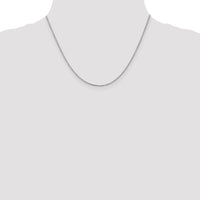14k White Gold 1.1mm Box Chain