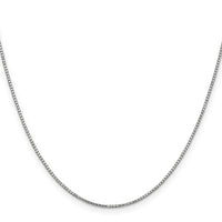 14k White Gold 1.1mm Box Chain