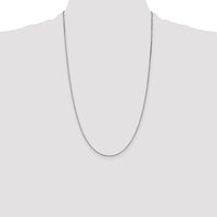 14k White Gold 1.1mm Box Chain