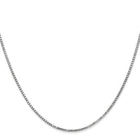 14k White Gold 1.3mm Box Chain
