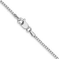 14k White Gold 1.3mm Box Chain