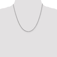 14k White Gold 1.9mm Box Chain