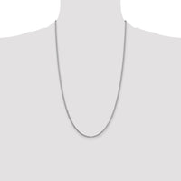 14k White Gold 1.9mm Box Chain