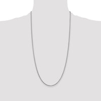 14k White Gold 1.9mm Box Chain