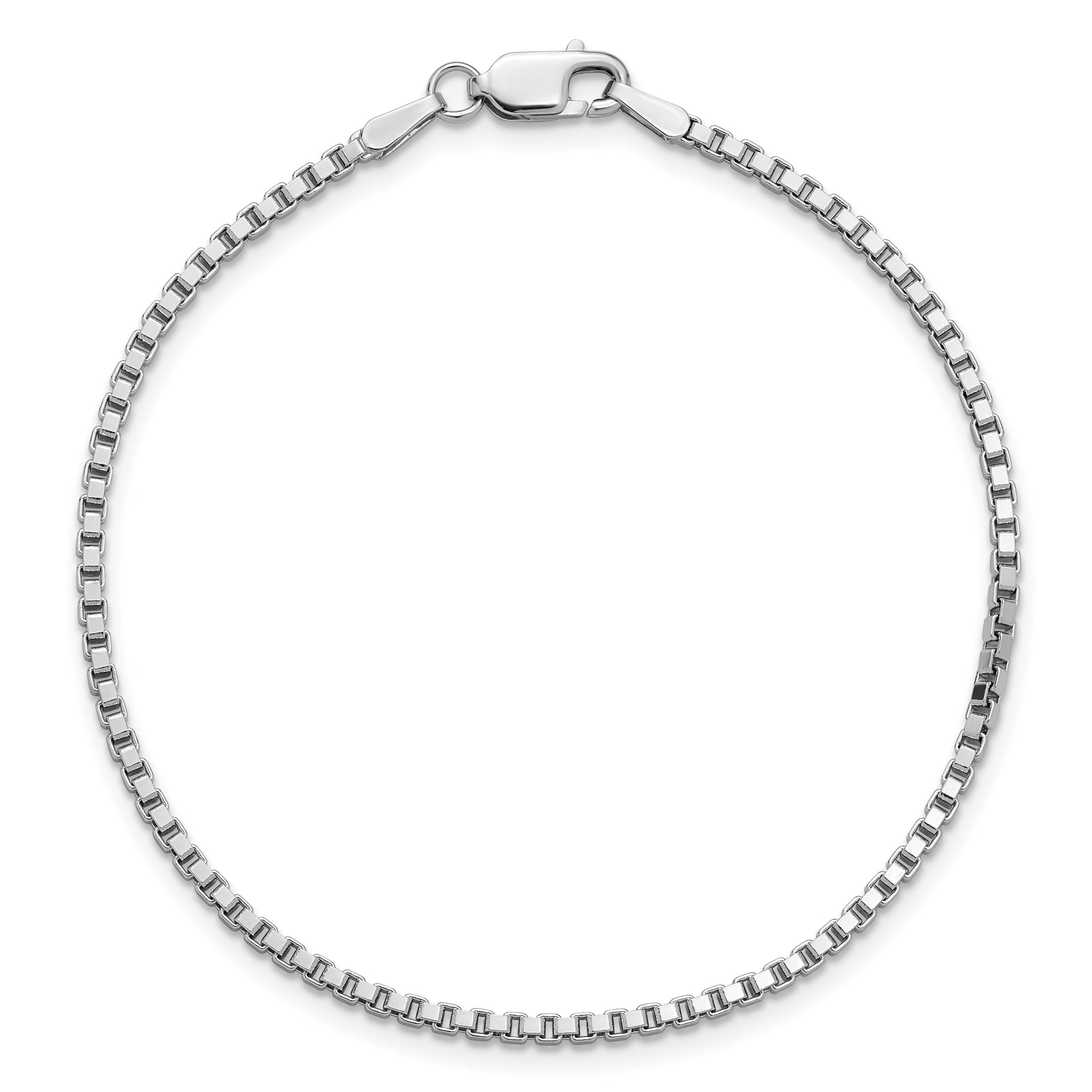 14k White Gold 1.9mm Box Chain