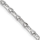 14k WG Hand Polished 3.5mm Fancy Link Chain