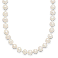 14k 5-6mm White Near Round Freshwater Cultured Pearl Necklace