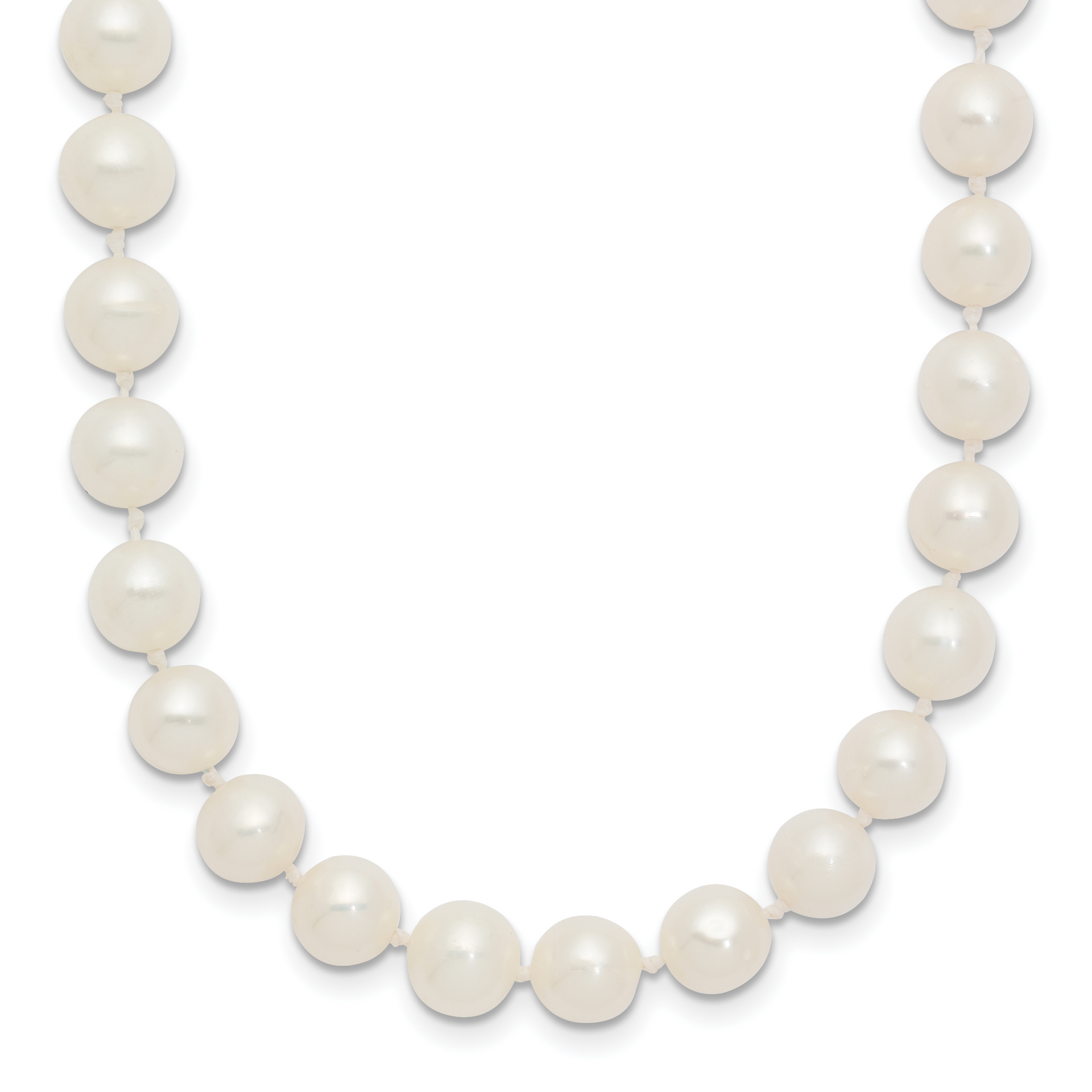 14k WG 6-7mm White Freshwater Cultured Pearl 20in Necklace
