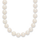 14k WG 7-8mm Near Rnd Wht Freshwater Cultured Pearl 18in Necklace