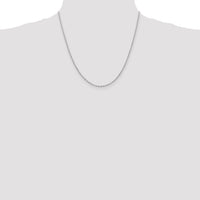 14k White Gold 1.85mm D/C Quadruple Rope Chain